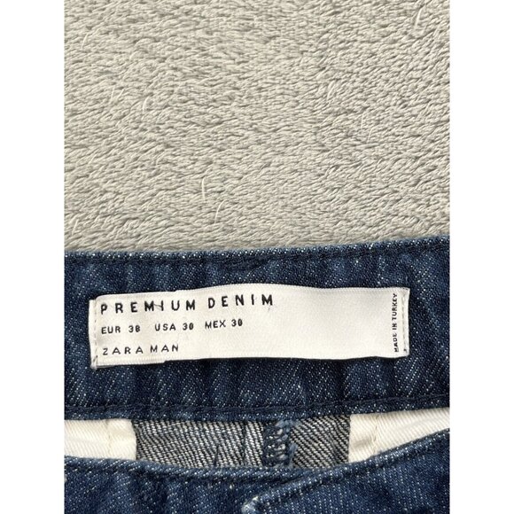 Zara Man 30x24 Jeans Pants Short Straight Premium Denim Collection Preppy Y2K Me - Picture 3 of 11